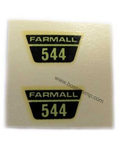 Decal 1/16 Farmall 544 Model Number (water)