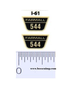 Decal 1/16 Farmall 544 Model Number