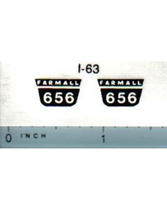 Decal 1/16 Farmall 656 Model Number