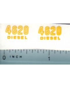 Decal 1/16 John Deere 4620 Diesel Outlined Model Numbers