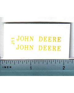 Decal 1/16 John Deere A, 40 or 60, or older JD Implements