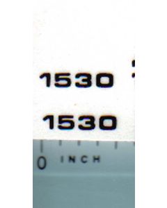 Decal 1/16 John Deere 1530 Model Numbers