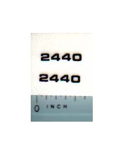 Decal 1/16 John Deere 2440 Model Numbers