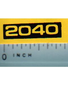 Decal 1/16 John Deere 2040 Model Numbers