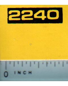 Decal 1/16 John Deere 2240 Model Numbers