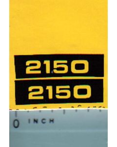 Decal 1/16 John Deere 2150 Model Numbers