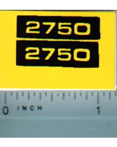 Decal 1/16 John Deere 2750 Model Numbers