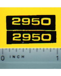 Decal 1/16 John Deere 2950 Model Numbers