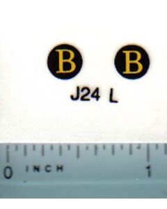 Decal 1/08 John Deere B Model Numbers