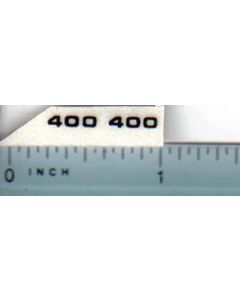 Decal 1/16 John Deere L&G 400 Model Numbers