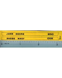 Decal 1/16 John Deere 850 Compact Utility Hood Stripe