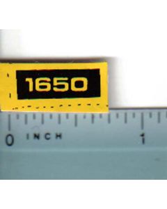 Decal 1/16 John Deere 1650 Compact Utility Model Numbers