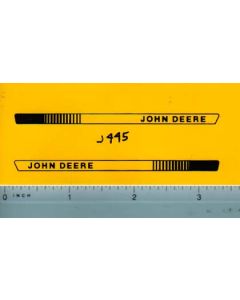Decal 1/16 John Deere Compact Utility Hood Stripe