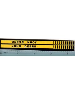 Decal 1/16 John Deere Implement Stripe (black on yellow)