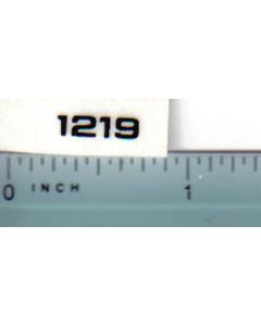 Decal 1/16 John Deere Mower Conditioner 1219 Model Numbers