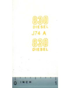 Decal 1/16 John Deere 830 Diesel Model Numbers
