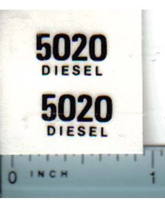 Decal 1/16 John Deere 5020 Diesel Model Numbers