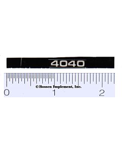Decal 1/16 John Deere 4040 Model Numbers