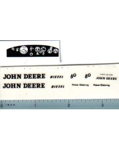 Decal 1/16 John Deere 80 Industrial Set