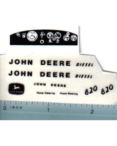 Decal 1/16 John Deere 820 Industrial Set