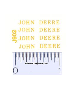 Decal John Deere 1/20 scale