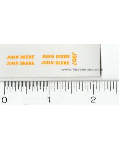 Decal John Deere - Yellow 1/32 scale