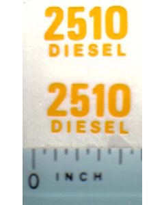 Decal 1/16 John Deere 2510 Diesel Model Numbers