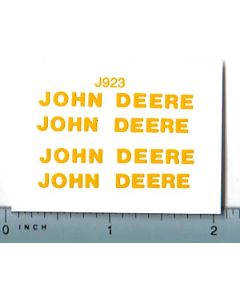 Decal John Deere (4 /Sheet) 1/16 scale