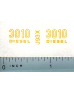 Decal 1/16 John Deere 3010 Diesel Model Numbers Pair