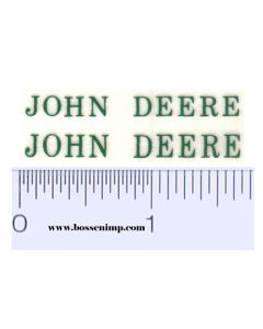 Decal John Deere - Green 1/12 scale