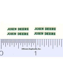 Decal John Deere - Green 1/32 scale