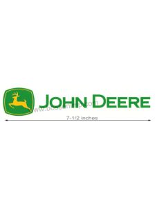Decal John Deere Coaster Wagon 7 1/2"