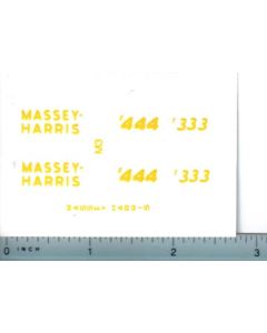 Decal 1/16 Massey Harris 333 or 444 Set