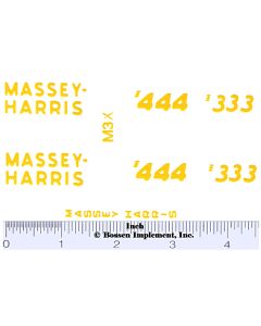 Decal 1/08 Massey Harris 444 or 333 Set