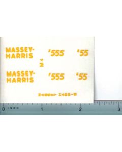 Decal 1/16 Masse Harris 55 or 555