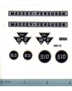 Decal 1/16 Massey Ferguson Combine 510 Set