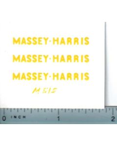 Decal 1/20 Massey Harris Combine Reuhl