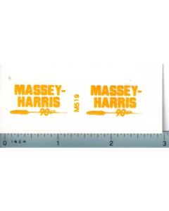 Decal 1/16 Massey Harris Combine 90 SP