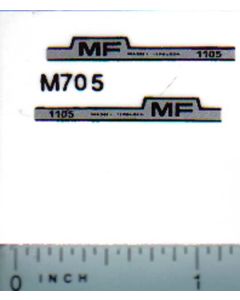 Decal 1/64 Massey Ferguson 1105 Hood Stripes
