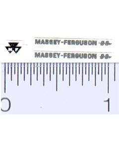 Decal 1/64 Massey Ferguson 98 Set (Silver, Black)