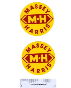 Decal Massey Harris Logo 2 inch