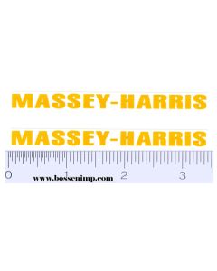Decal Massey-Harris - Yellow