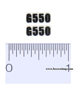 Decal 1/16 MM G550 Model Numbers (Pair)
