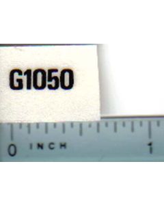 Decal 1/16 Minneapolis Moline G1050 Model Numbers