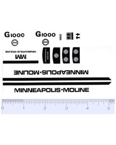Decal 1/16 Minneapolis Moline Model G1000 Decal Set
