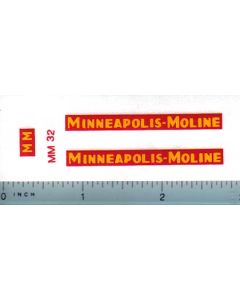 Decal 1/16 Minneapolis Moline Model UB set