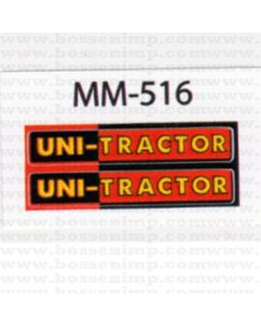 Decal 1/16 Minneapolis Moline Uni-Tractor