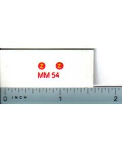 Decal 1/16 Minneapolis Moline Z Model Numbers