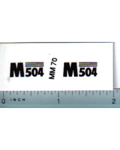 Decal 1/16 Minneapolis Moline M504 Model Numbers