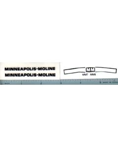 Decal 1/25 Minneapolis Moline JR LPG Set
